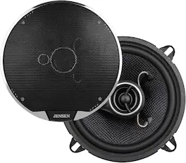 Jensen - APEX Power Series 5.25" 3-Way Premium Aramid Fiber Car Speakers (Pair) | 200 Watts Peak Power (45W RMS) Per Speaker - Black