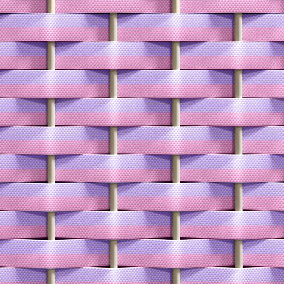 Alt View 10. Sorbus - Sorbus 6 Panel Room Divider 6 ft. Tall - Privacy Screen, Extra Wide Double Hinged Panels, Mesh Hand-Woven Design - Pink Purple.