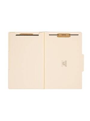 Front. Smead - Heavy Duty Classification Folders, 2" Expansion, Legal Size, 2 Dividers, Manila, 10/Box (19000) - Manila.