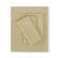 Back. Sweet Home Collection - All Season Reversible Bed-in-A-Bag Solid Color Comforter & Sheet Set, Queen - Camel.