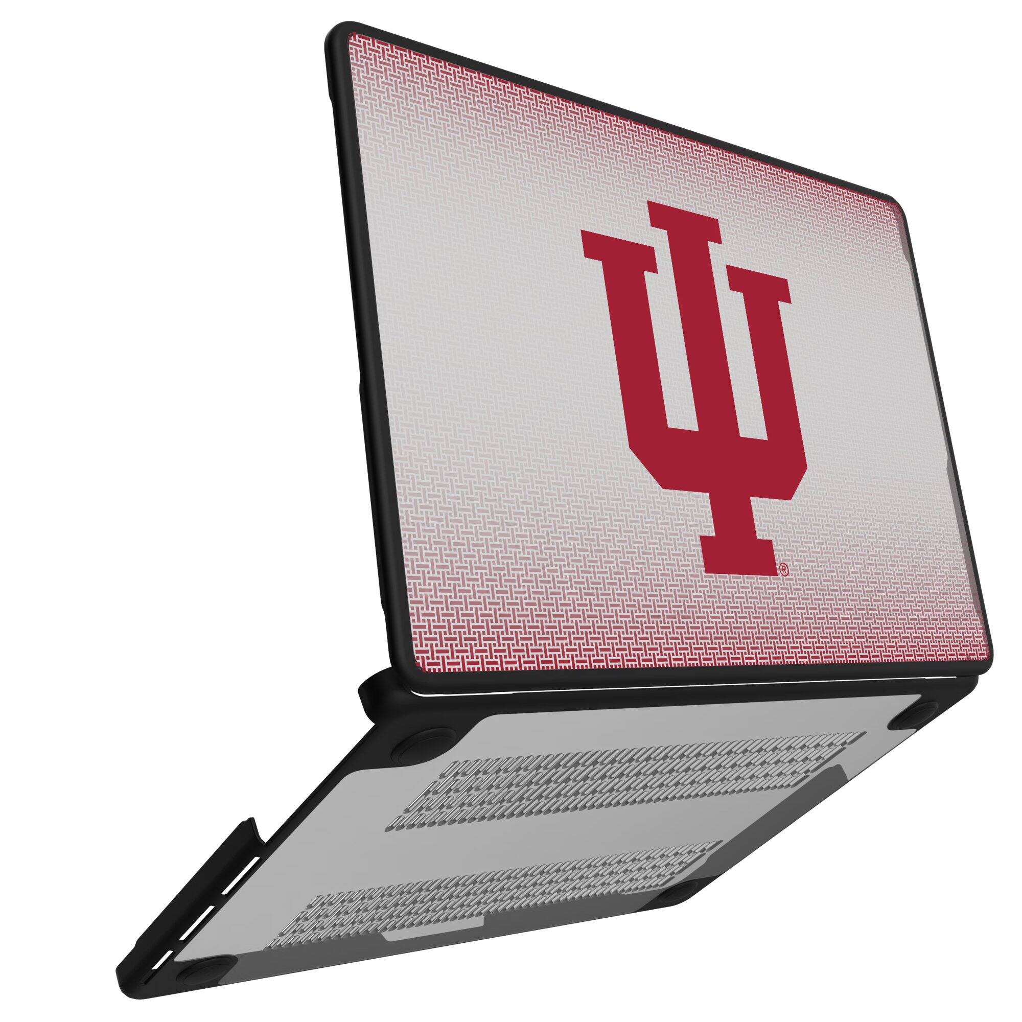 Alt View 1. Keyscaper - Indiana Hoosiers Linen MacBook Case - Pro 16 in - Multicolor.
