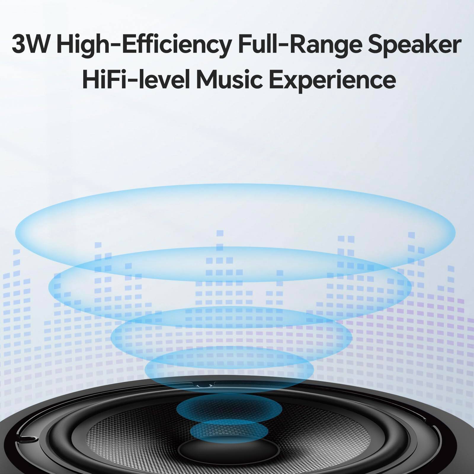 3W High-Efficiency Full-Range Speaker  
HiFi-level Music Experience