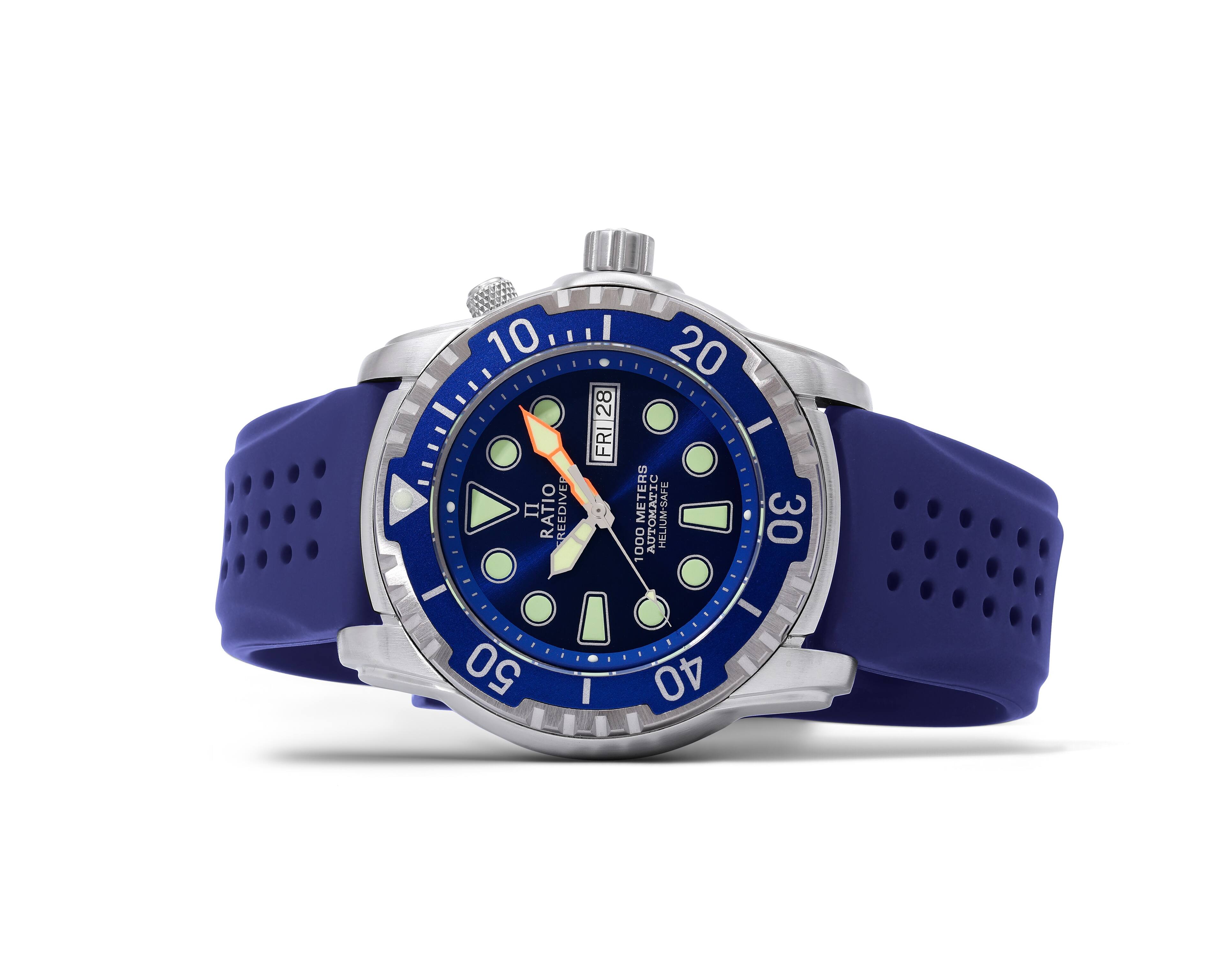 RATIO REEDIVE  
28 FRI 20  
METERS AUTOMATIC HELIUM-SAFE  
30 1000 AL 50 40