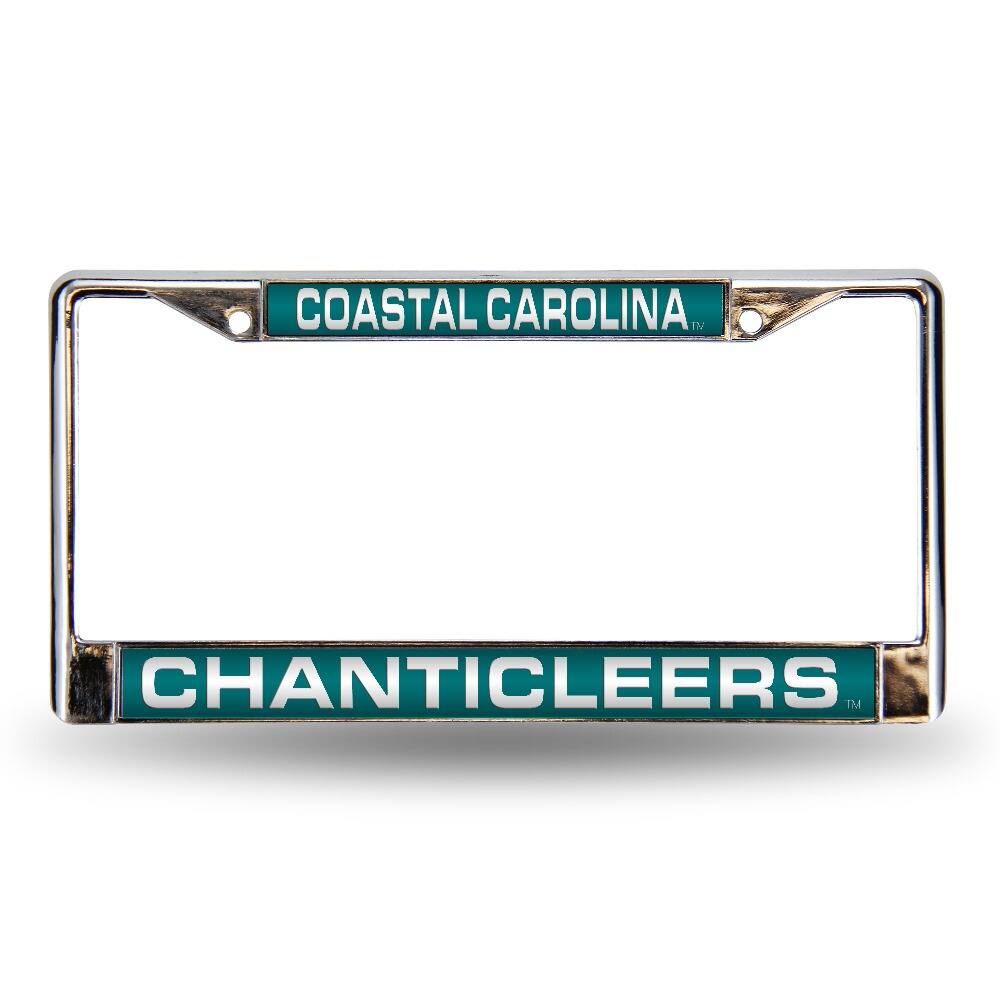Coastal Carolina Chanticleers Chrome Metal Laser Cut License Plate Frame