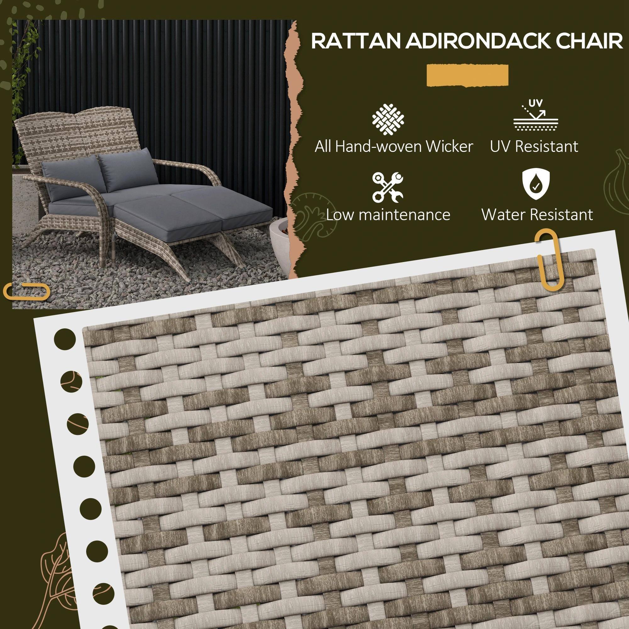 RATTAN ADIRONDACK CHAIR

- All Hand-woven Wicker
- UV Resistant
- Low maintenance
- Water Resistant