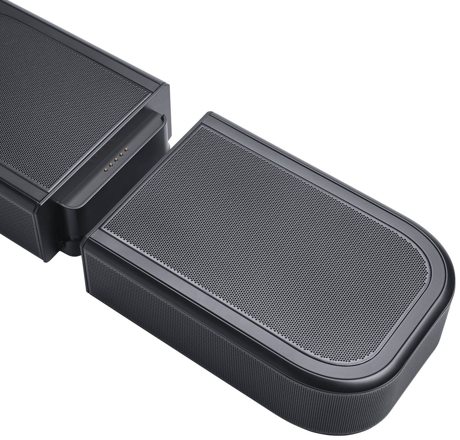 Alt View 3. JBL - BAR1000MK2 7.1.4-channel soundbar with detachable surround speakers, Multibeam, Dolby Atmos and DTS:X - Black.