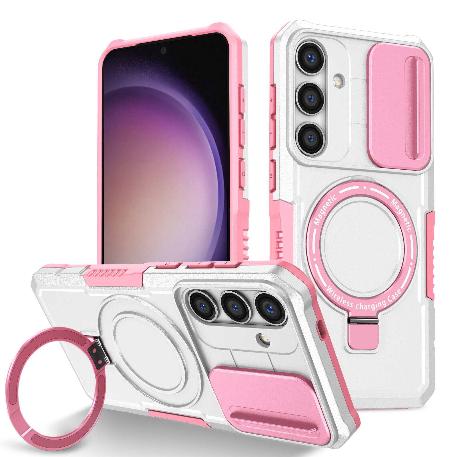 Pink white
