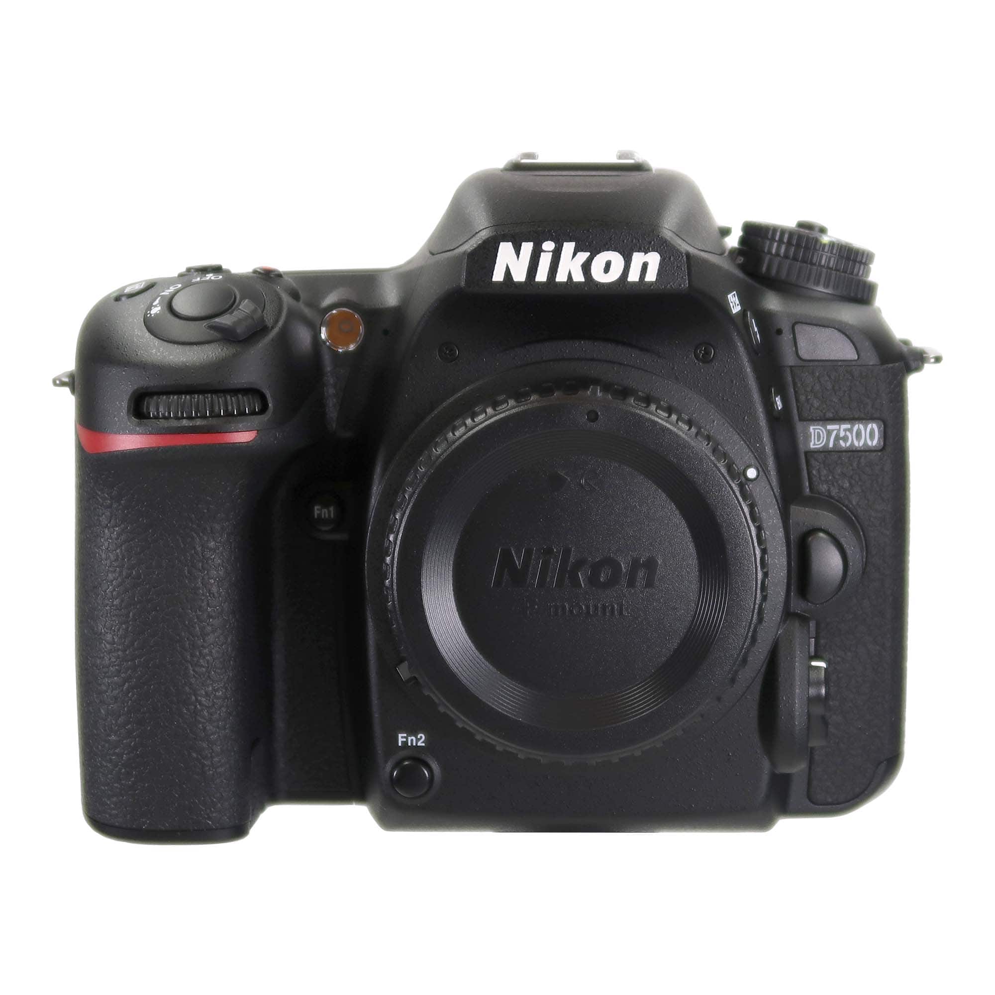 Nikon - D7500 DX-format Digital SLR Body - International Version - Black