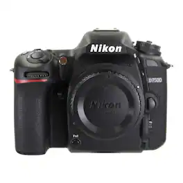 Nikon - D7500 DX-format Digital SLR Body - International Version - Black