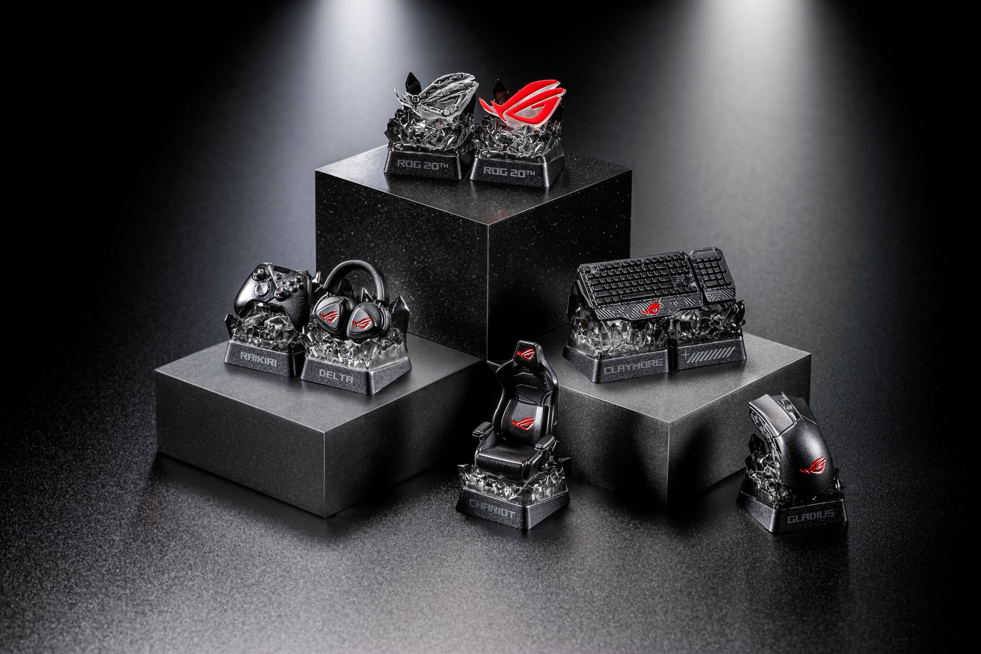 ASUS ROG 20th Edition Keycap Blind Box (1 Pack) Styles May Vary