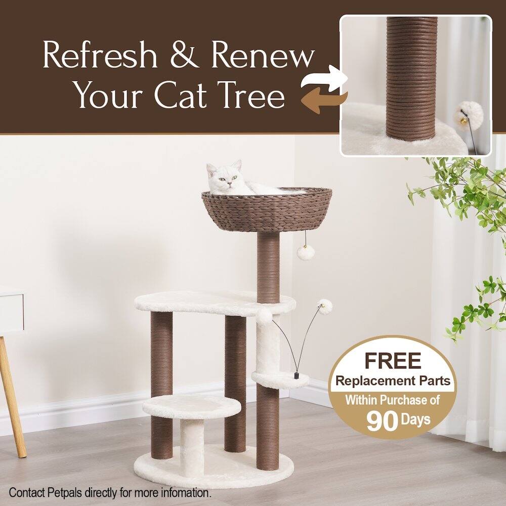 Refresh & Renew Your Cat Tree

FREE Replacement Parts Within Purchase of 90 Days

Contact Petpals directly for more information.