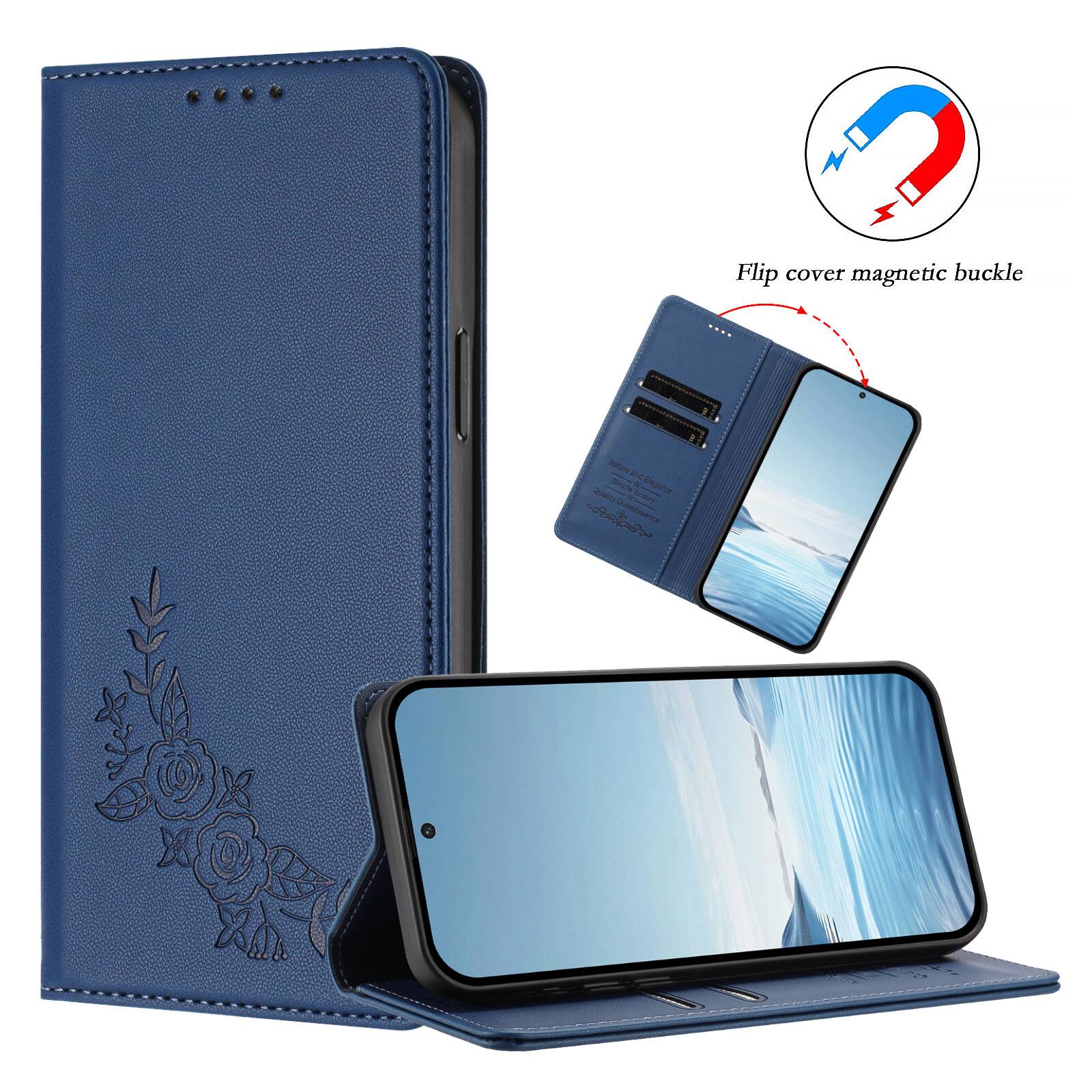 Flip cover magnetic buckle