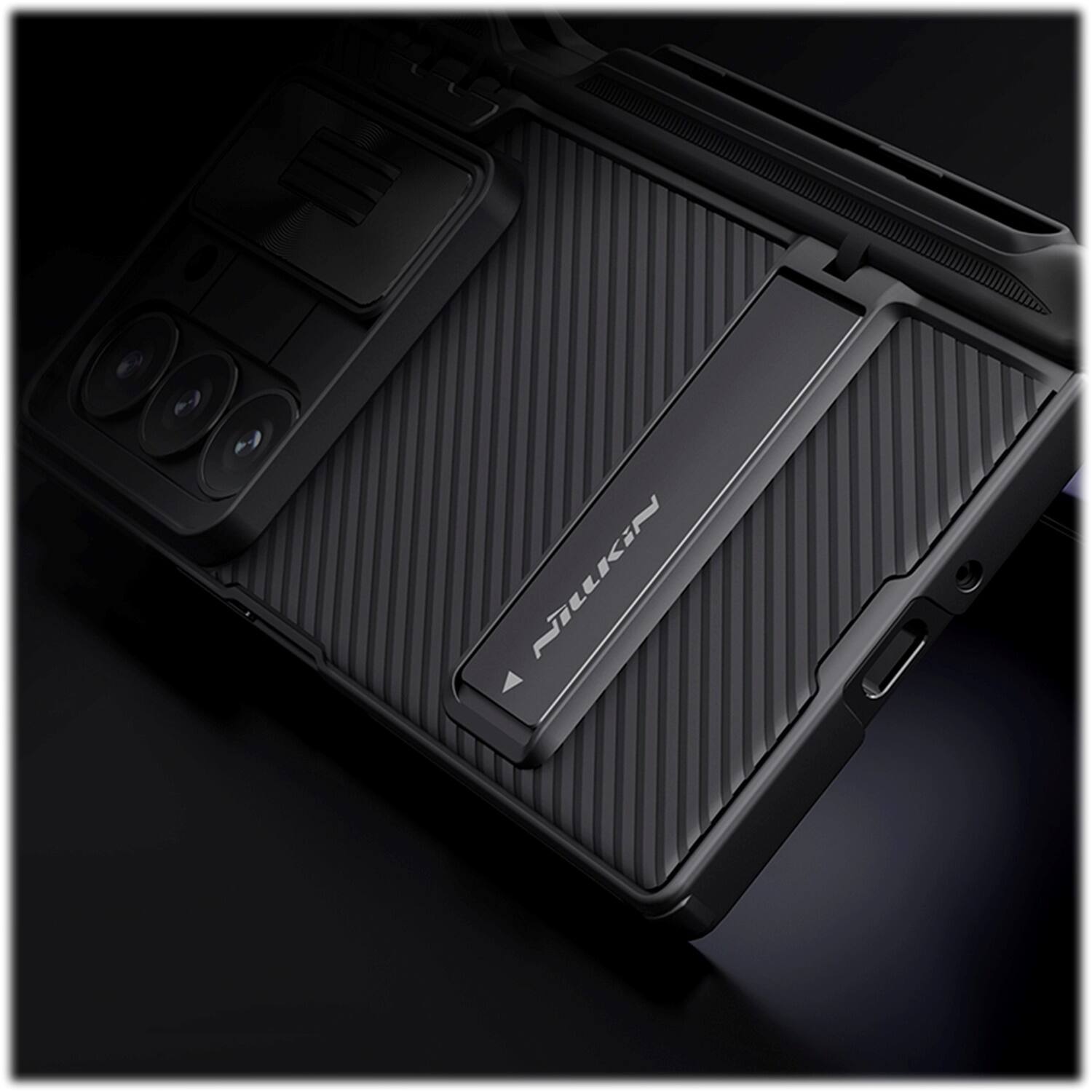 Alt View 14. SaharaCase - Raider Series Full-Body Case for Samsung Galaxy Z Fold6 - Scorpion Black.
