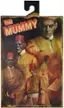 The Mummy includes multiple interchangeable heads and hands, a cane, a sacrificial dagger, an oil lamp, and a scroll.