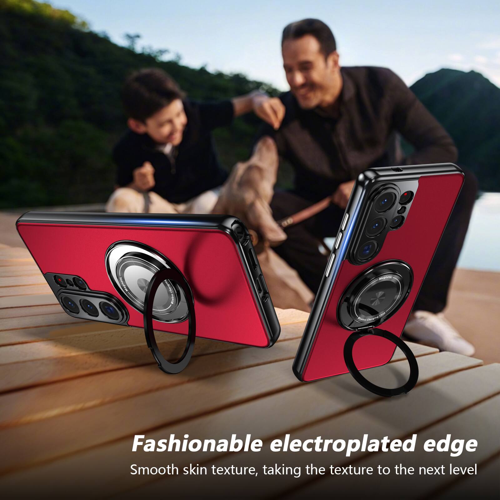 Fashionable electroplated edge  
Smooth skin texture, taking the texture to the next level