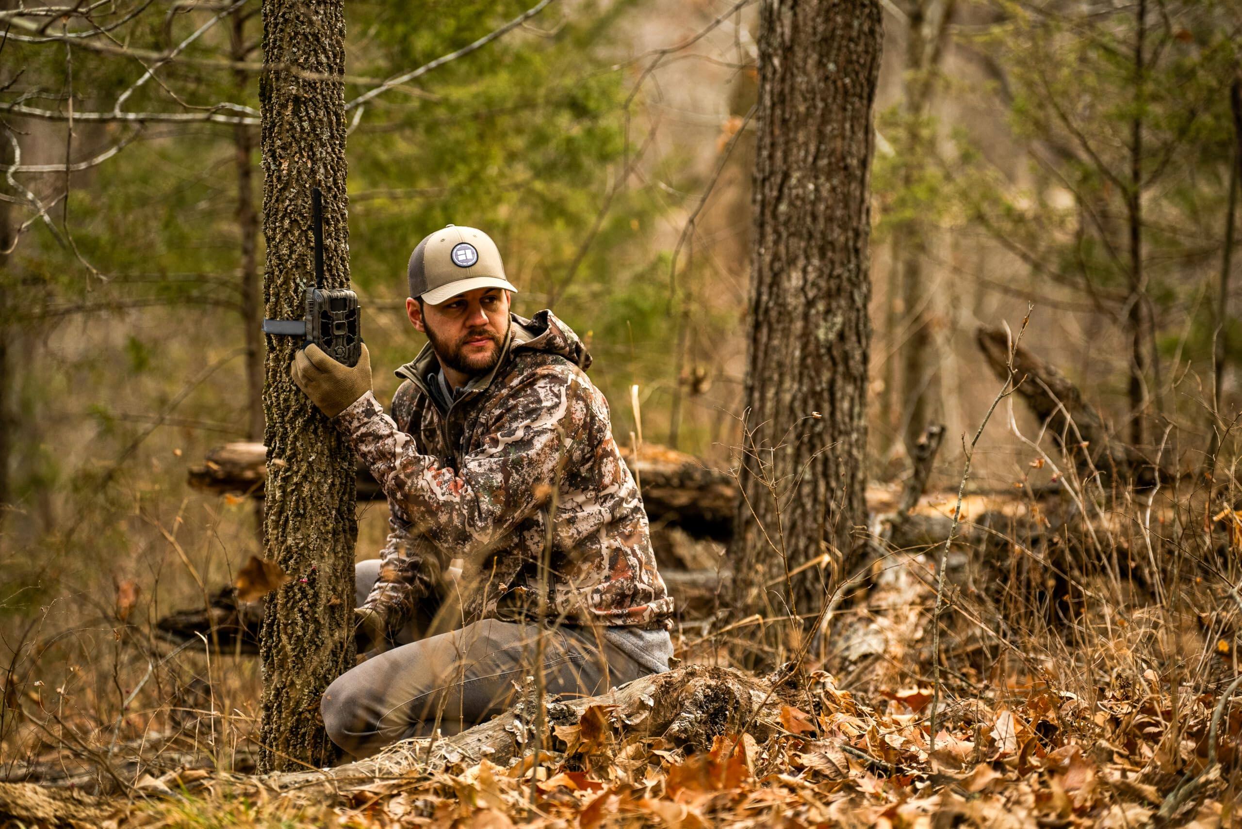 Alt View 2. Stealth Cam - Deceptor MAX Dual SIM Trail Camera 40MP 1440p QHD Video No‑Glo LED Motion Sensor 2-Pack.
