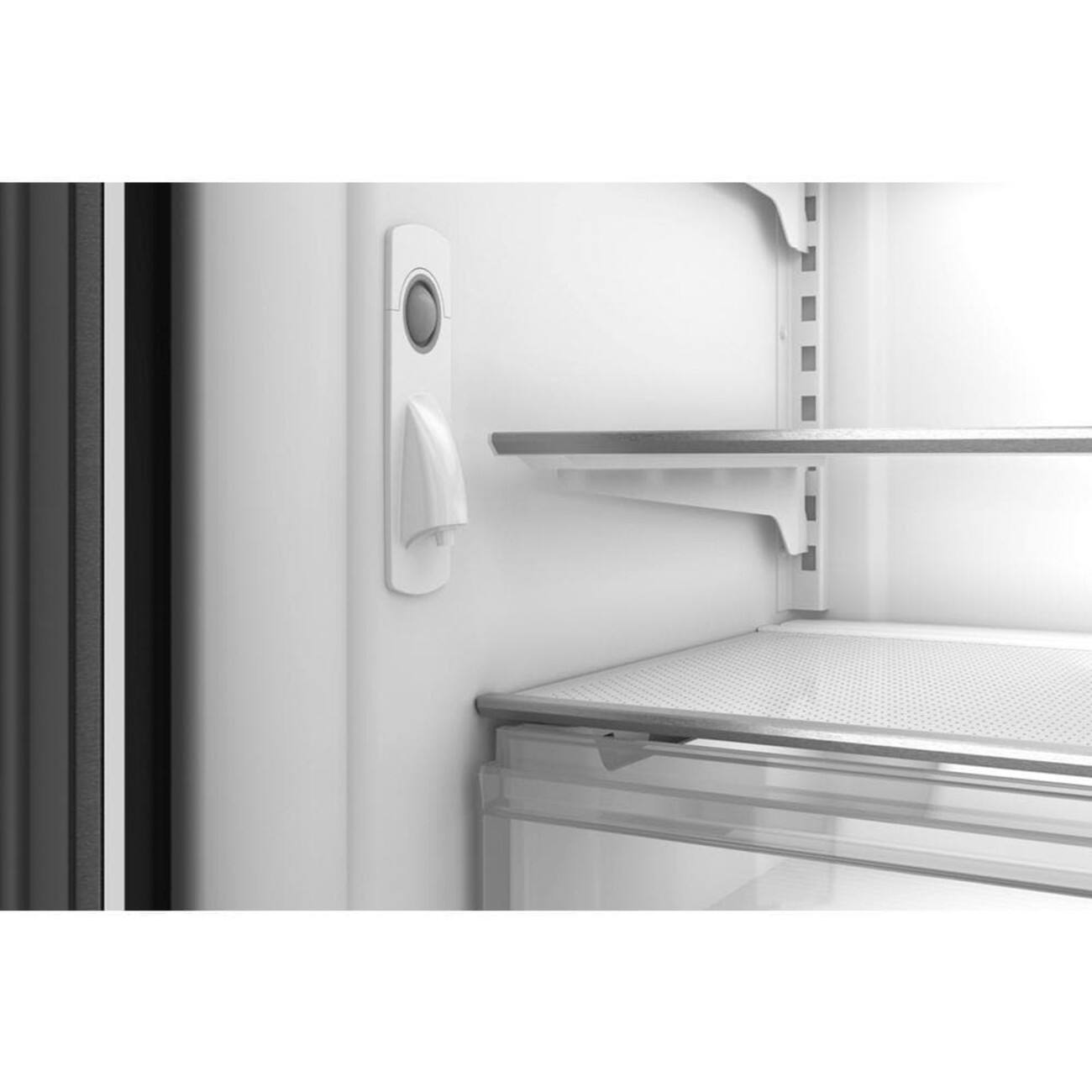 Alt View 10. KitchenAid - KitchenAid - 22 Cu. Ft. 33-Inch Standard-Depth French Door Refrigerator with Internal Water Dispenser - PrintShield Stainless.