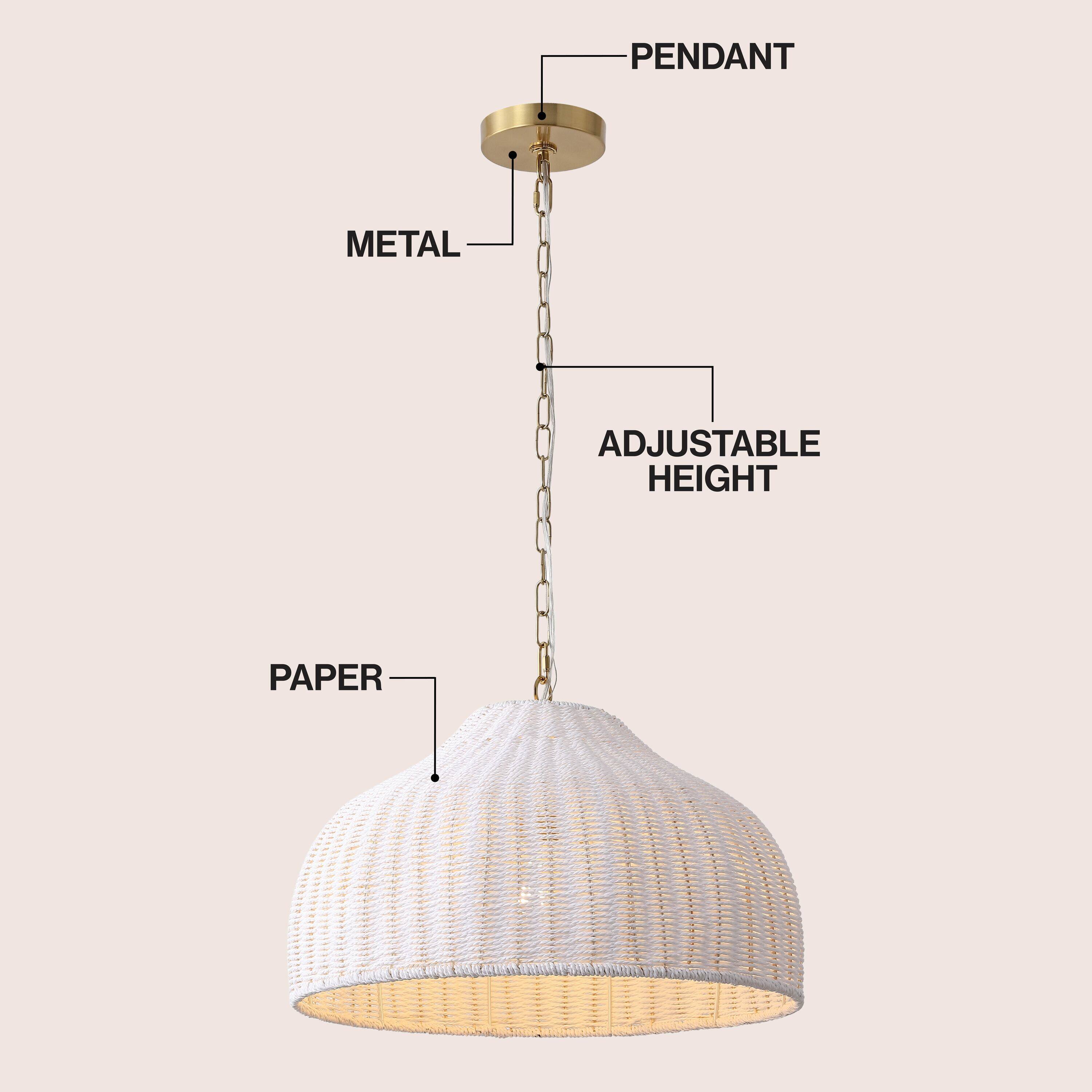 PENDANT  
METAL  
ADJUSTABLE HEIGHT  
PAPER