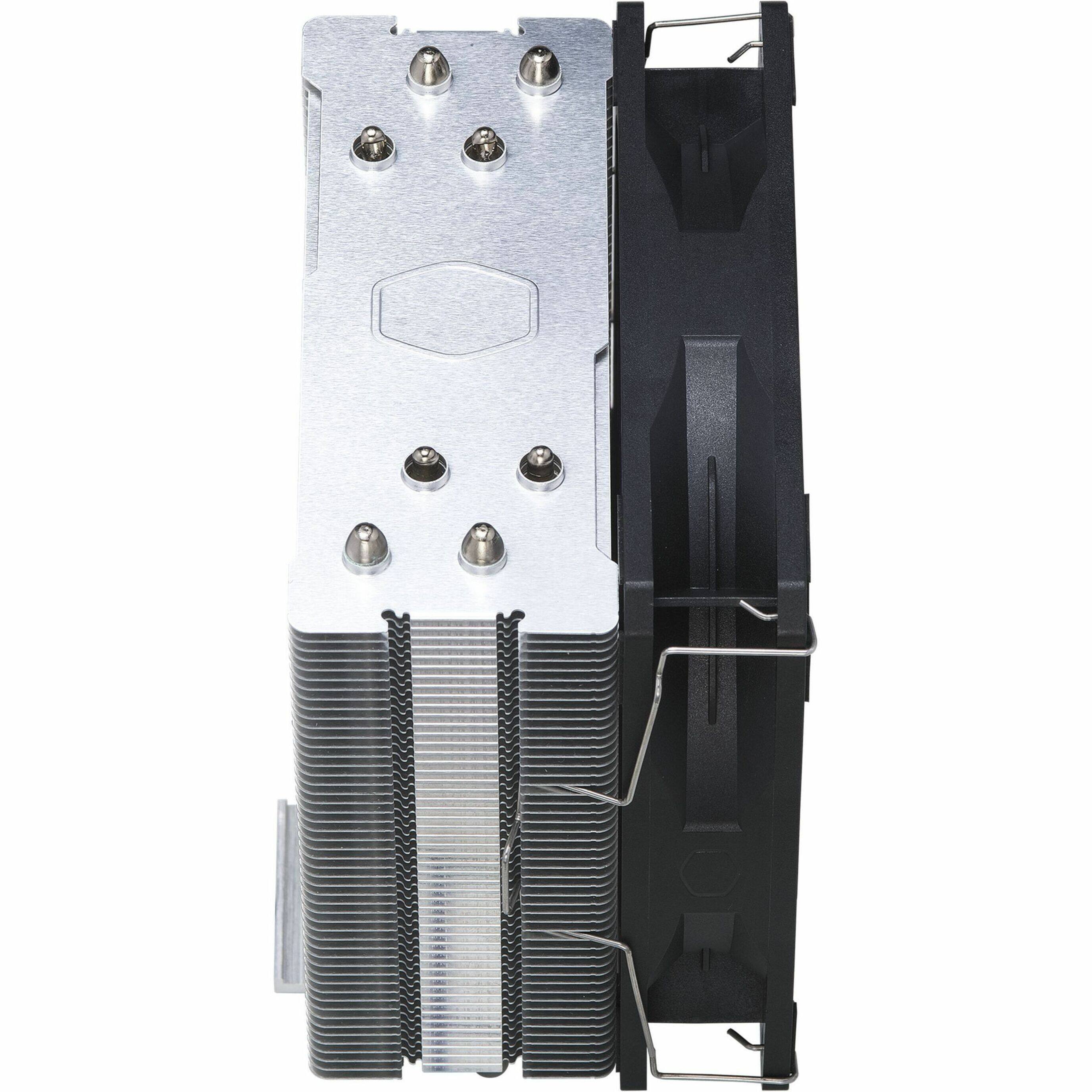 Alt View 19. Cooler Master - Hyper 212 Spectrum V3 ARGB 12mm Computer Cooling Fan/Heatsink Fan with RGB Controller (1-Pack) - Silver.