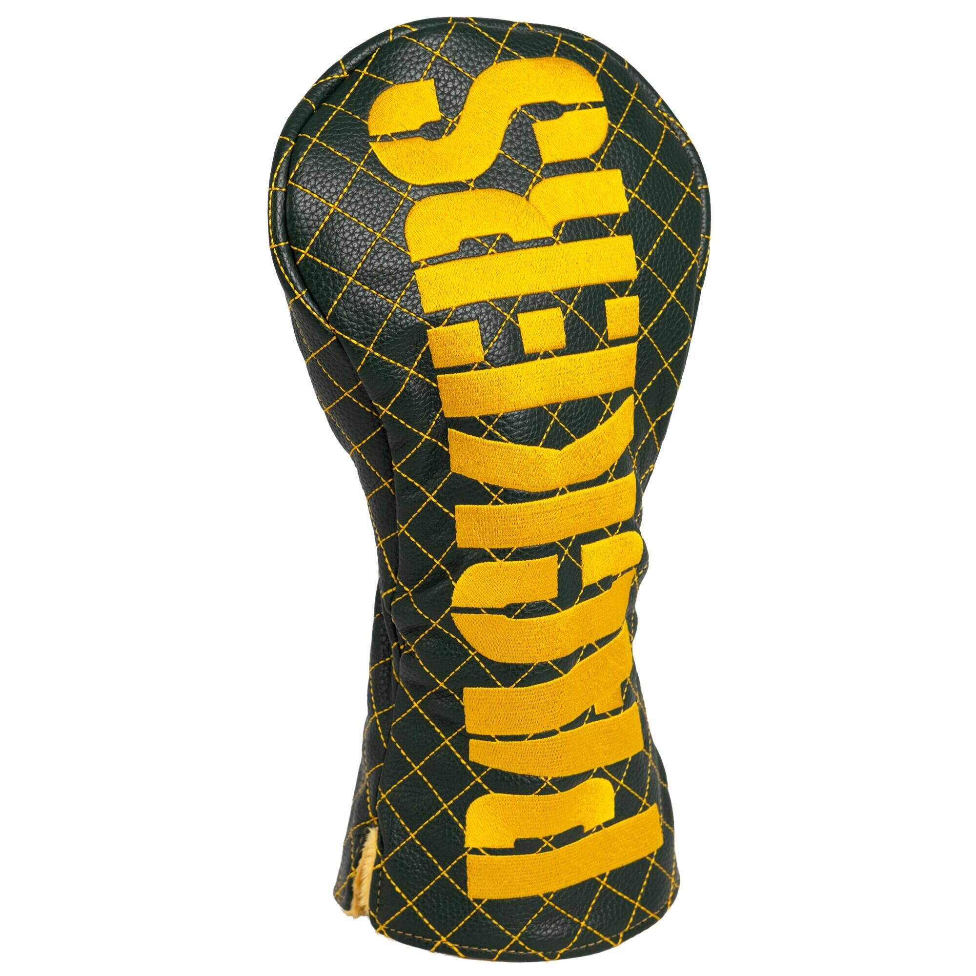 Alt View 2. Team Golf - Green Bay Packers Quilted Driver Headcover - Multicolor.