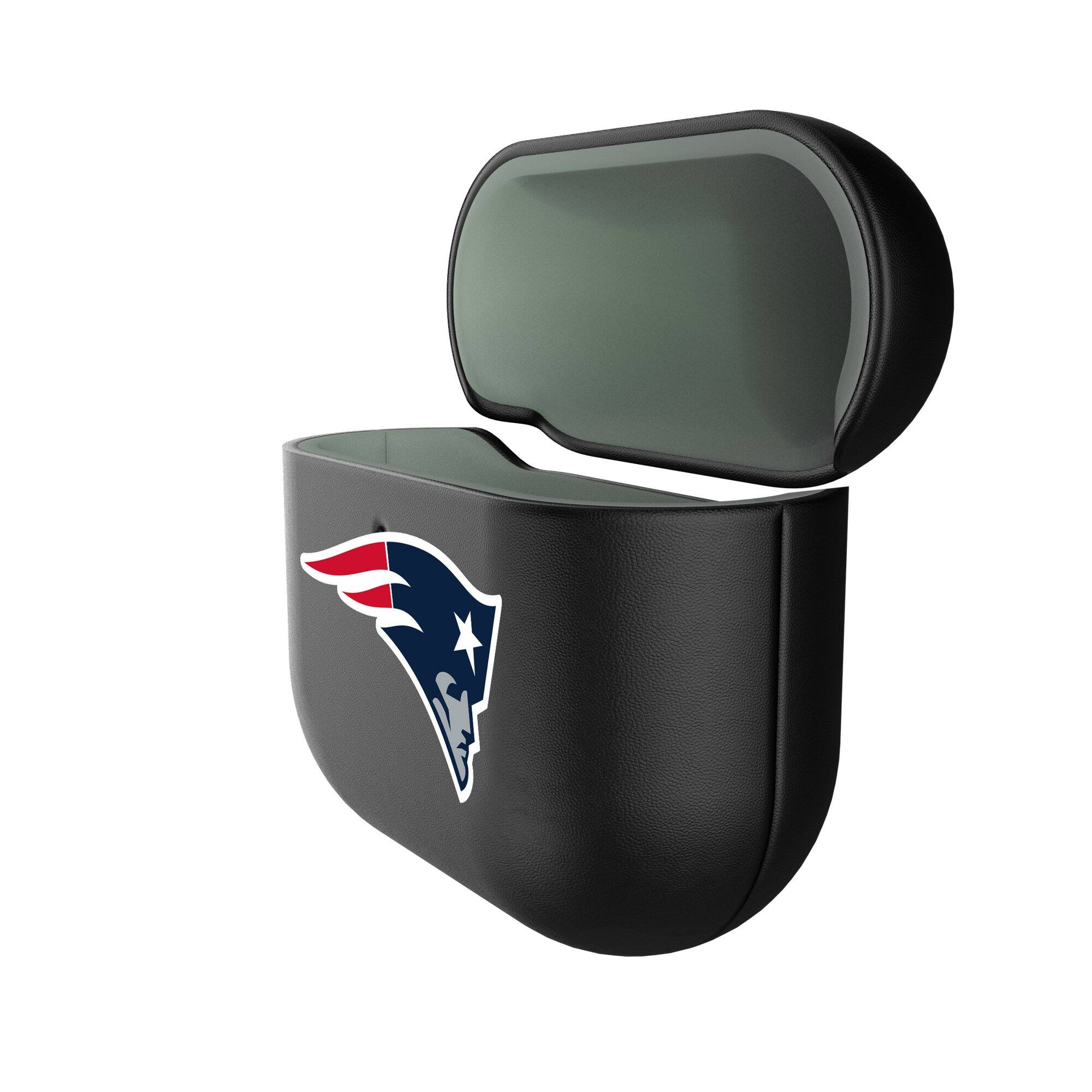 Alt View 1. Keyscaper - New England Patriots Insignia AirPods 4th Generation Case Cover - No Size - Black.