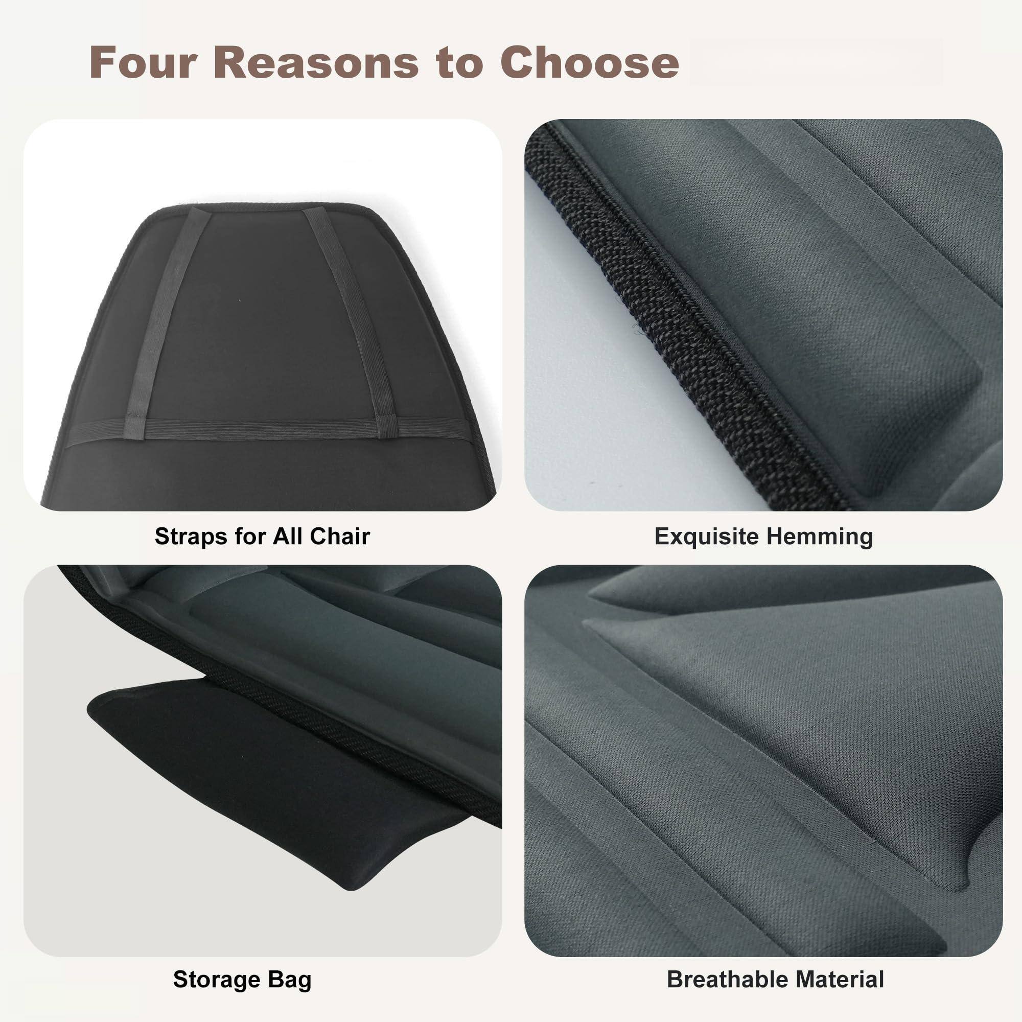 Four Reasons to Choose

- Straps for All Chair
- Exquisite Hemming
- Storage Bag
- Breathable Material