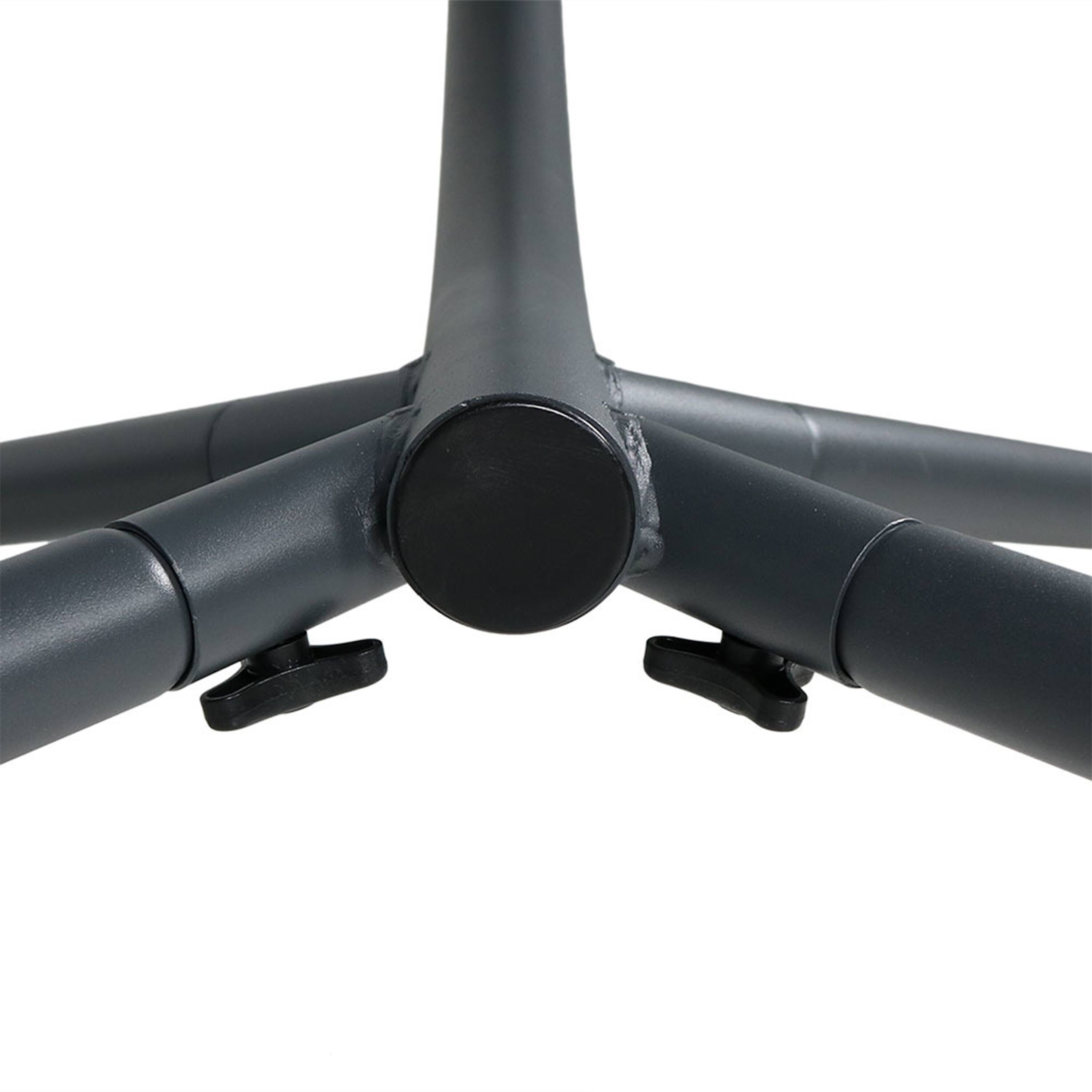 Alt View 7. Sunnydaze - Floating Lounge Chair and Umbrella/Curved Stand - Set of 2 - Teal.