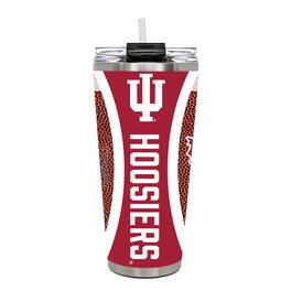 Great American Products - Indiana Hoosiers 32oz. Big Slim Game Ball Travel Tumbler - Brown