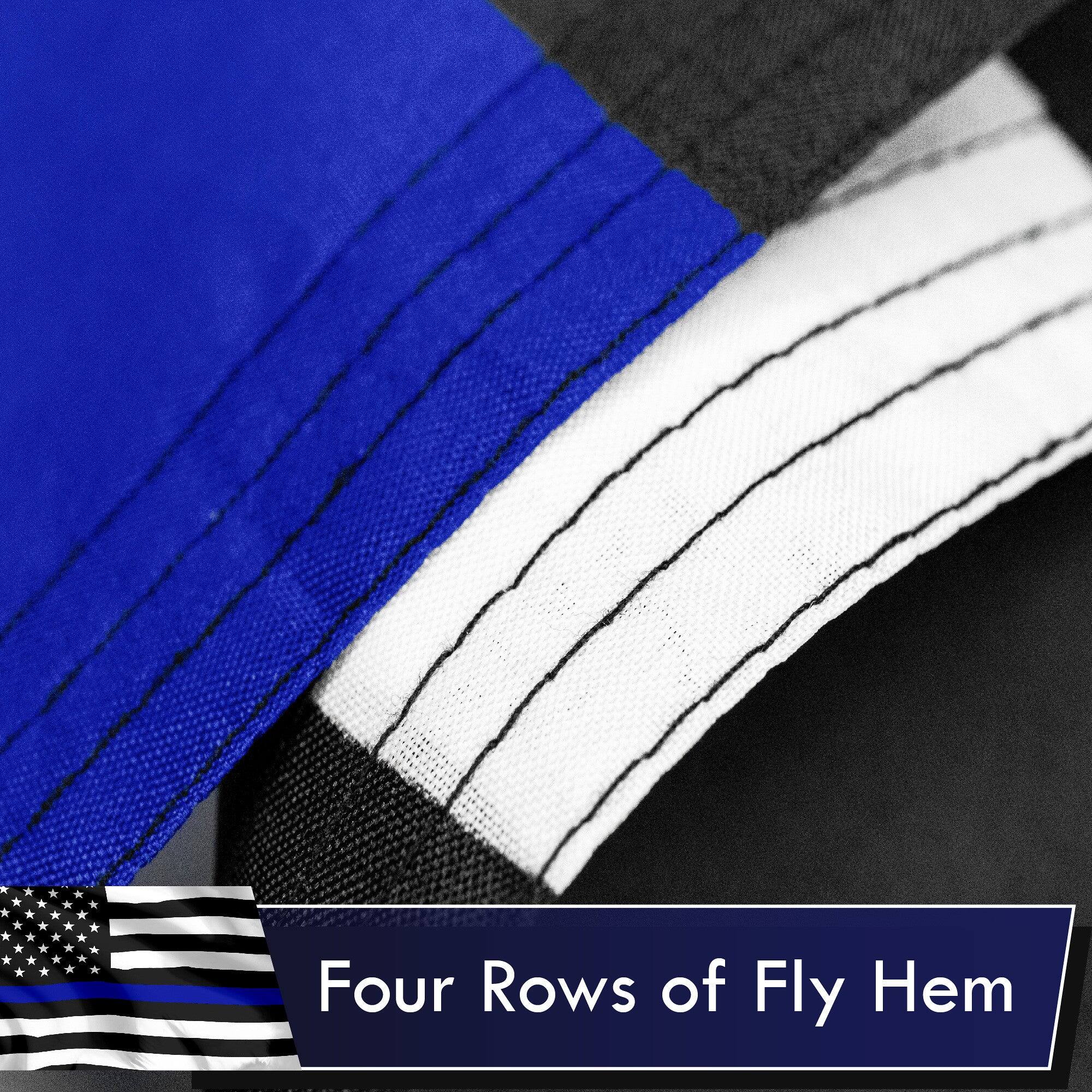 Four Rows of Fly Hem