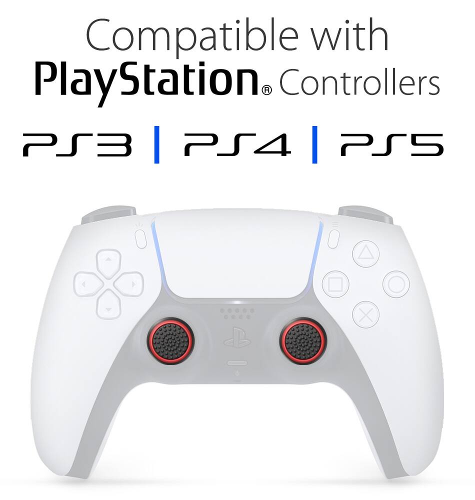 Compatible with PlayStation® Controllers PS3 | PS4 | PS5