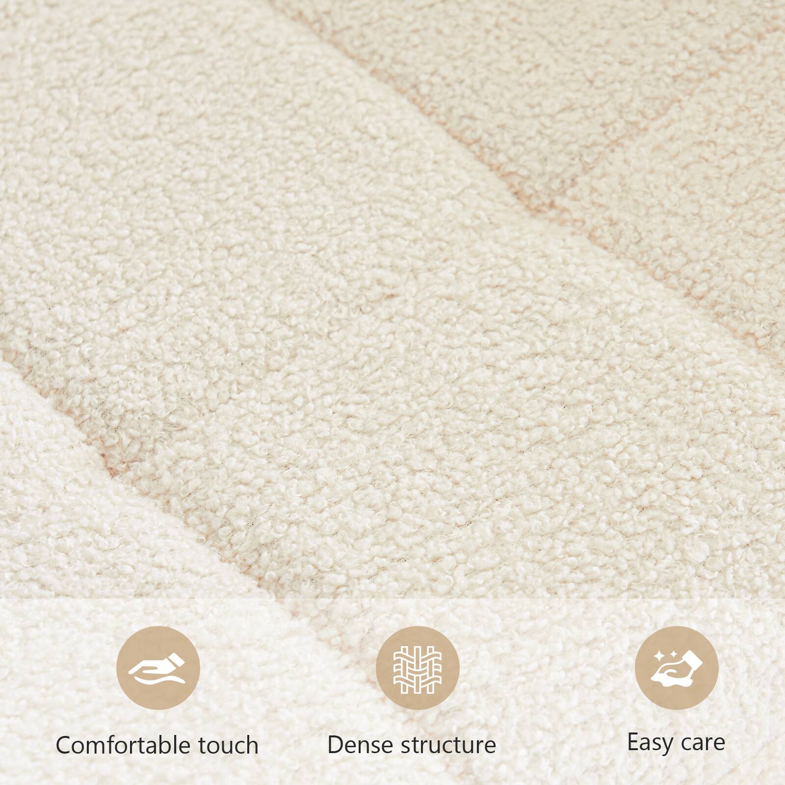 Comfortable touch  
Dense structure  
Easy care