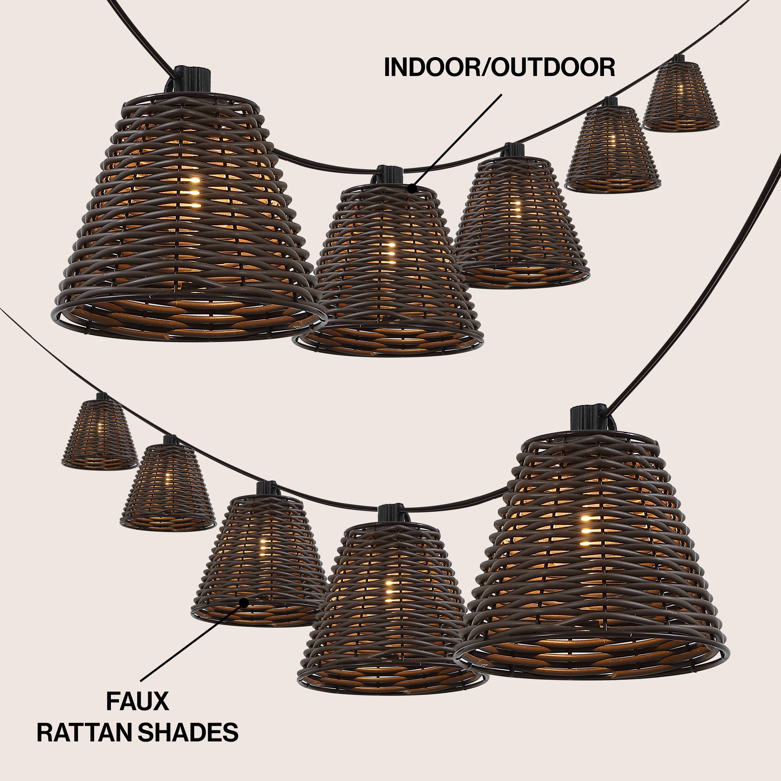 INDOOR/OUTDOOR  
FAUX RATTAN SHADES