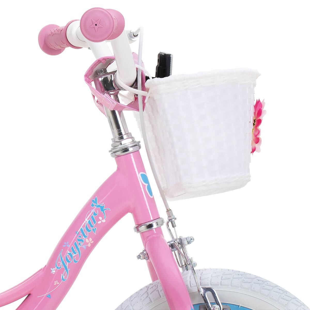 Alt View 6. JOYSTAR - JOYSTAR Fairy Girls Kids Bike for Toddlers and Kids Ages 3-5, 14" Children Bicycle with Training Wheels & Basket, Pink - Pink.