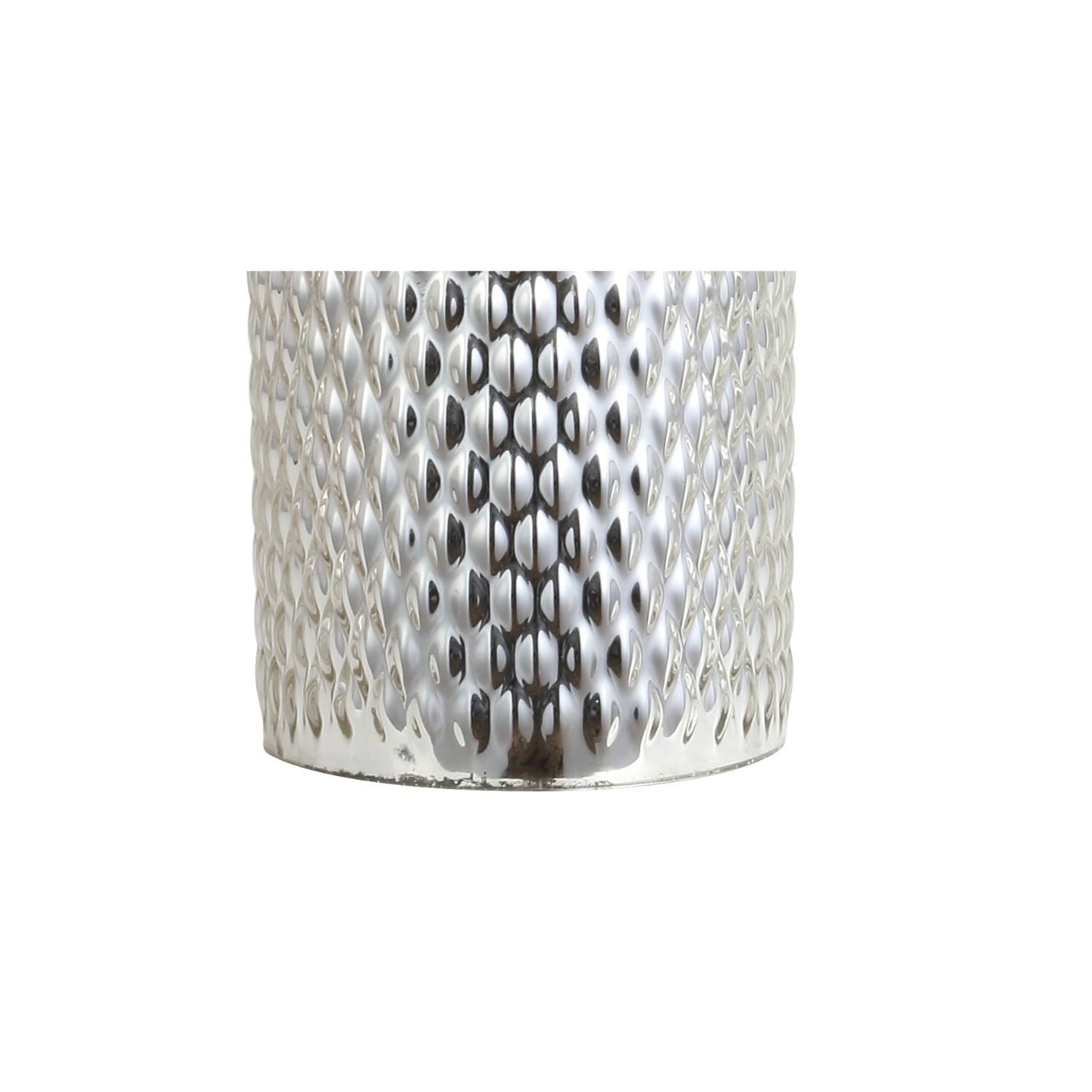 Alt View 7. Jonathan Y - Isabella 30" Glass LED Table Lamp, Silver - Silver.