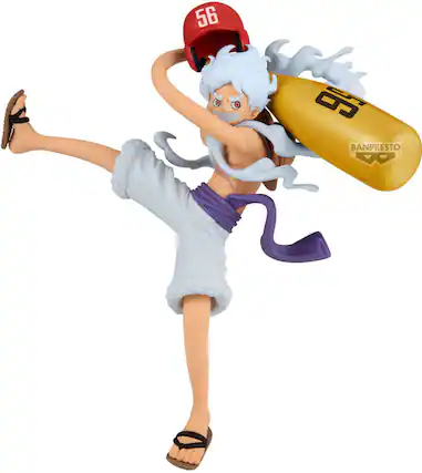 Front. PopMarket - Banpresto - One Piece - Battle Record - Monkey.D.Luffy Gear5 II Statue - COLLECTIBLES - Multicolor.