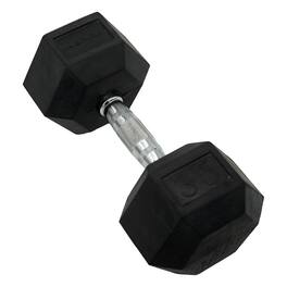 Inspire - Fitness 35 LB Rubber Dumbbell - Black