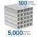 100 Staples Per Strip
5,000 Staples Per Box