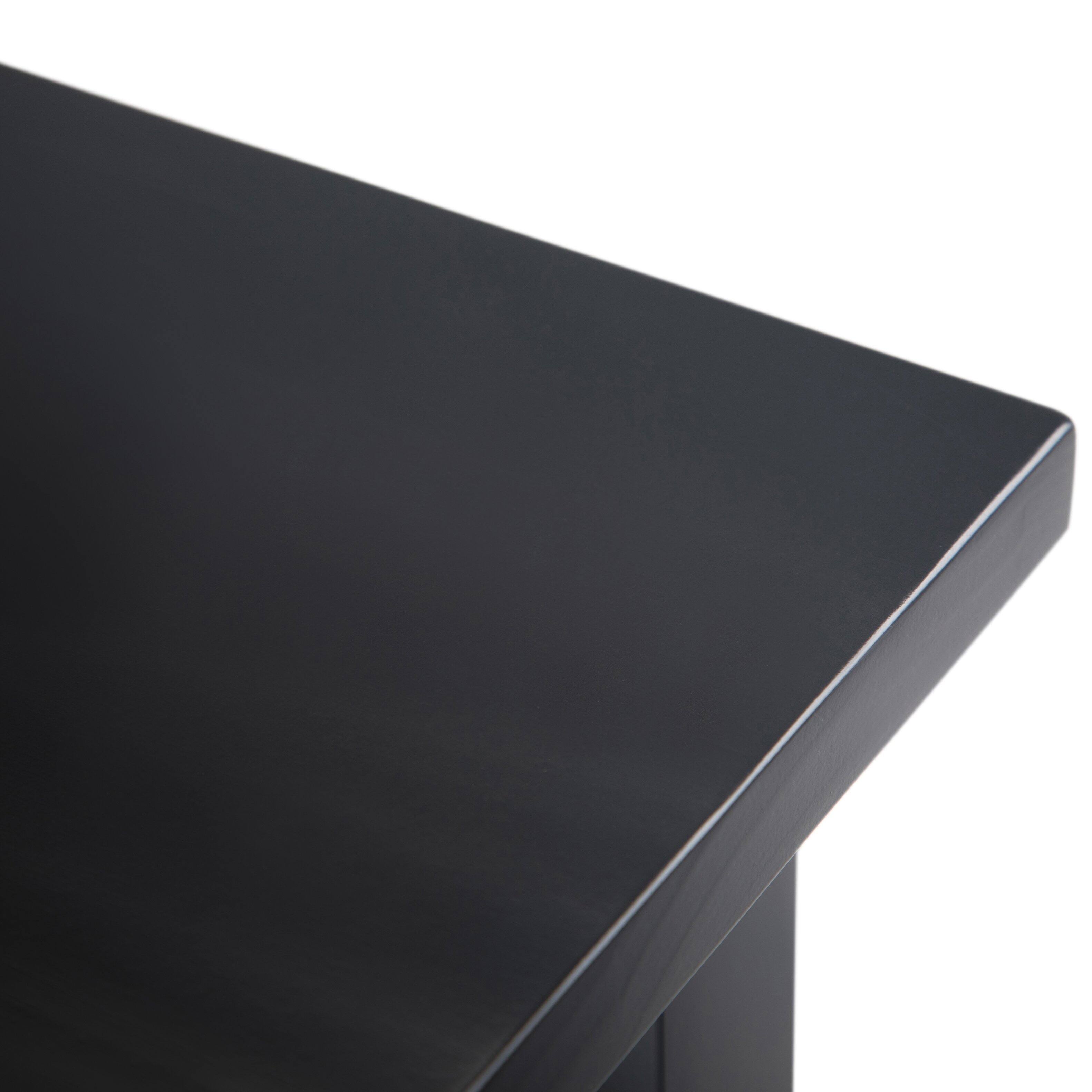 Alt View 2. Simpli Home - Warm Shaker 14 inch Narrow End Table (Set of 2) - Black.