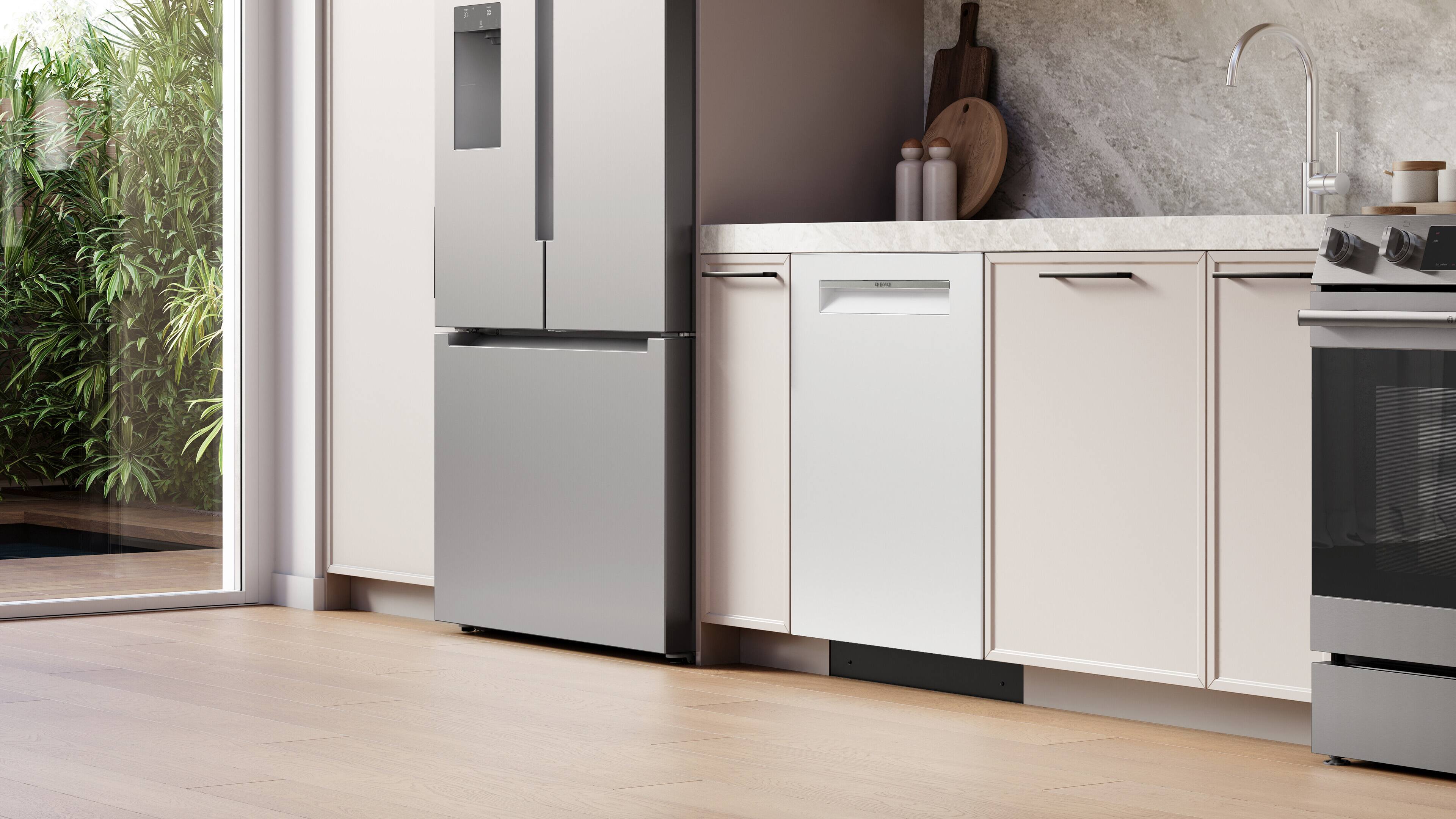 Alt View 11. Bosch - 300 Series 24" Top Control Smart Built-In Tub Dishwasher with 3rd Rack and Zone Wash, 46 dBA - White.