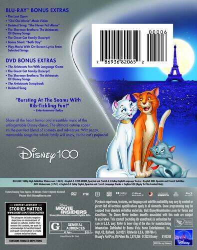 Alt View 1. The Aristocats   - BLU-RAY.