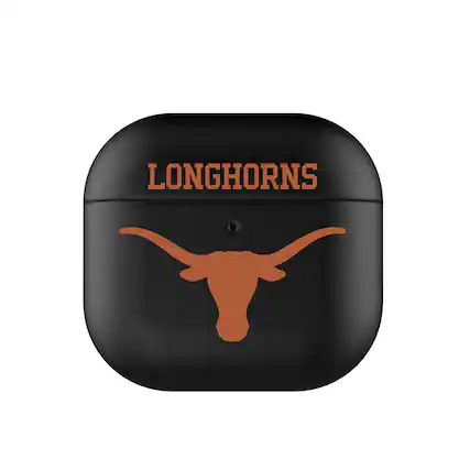 Front. Keyscaper - Texas Longhorns Texas Longhorns Insignia AirPods 4th Generation Case Cover - No Size - Black.