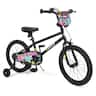 Costway - 18 Inch Kids Bike, Toddler Bicycle with Training Wheels, Dual Hand & Coaster Brakes - Black