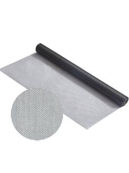 VEVOR - Window Screen Replacement, 100 ft × 96 in Window Screen Mesh, DIY Adjustable Fiberglass Screen Mesh - Durable - Black