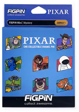 FiGPiN collect awesome. PIXAR FiGPiN Mini Mystery SERIES 1 ONE COLLECTIBLE ENAMEL PIN.