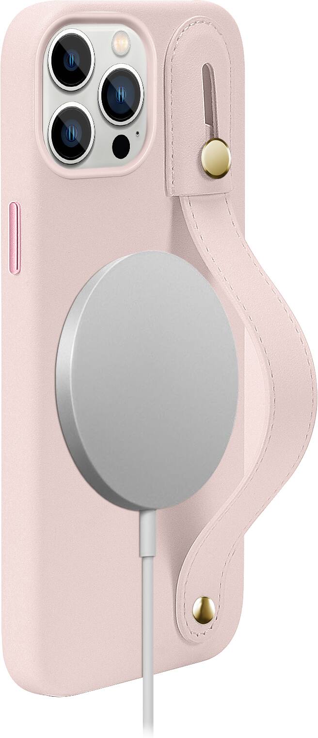 Alt View 16. SaharaCase - FingerGrip Series Case for Apple iPhone 14 Pro Max - Light Pink.