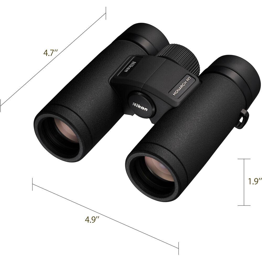 4.7" Nikon MONARCH M7 4.9" 1.9"