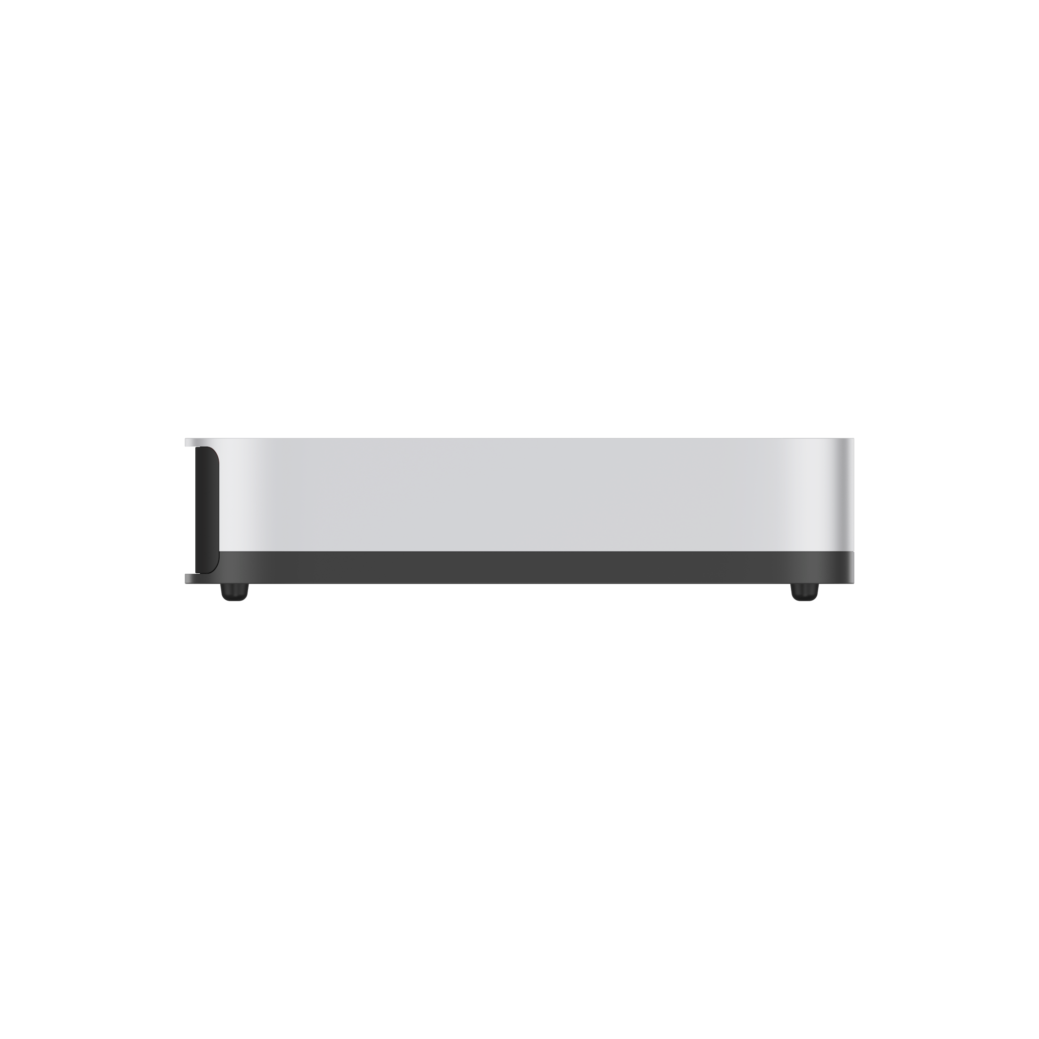 Back. Minisforum - AI X1 Pro-370 Mini PC, 32GB RAM + 1TB SSD, AMD Ryzen AI 9 HX 370, AMD Radeon 890M, DP 2.0, OCuLink, Copilot AI - Silver.
