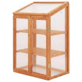 vidaXL - Greenhouse Firwood - Yellow