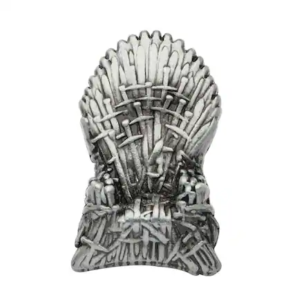 Front. Game of Thrones - Game of Thrones 3D Iron Thone Collector Pin - Silver.