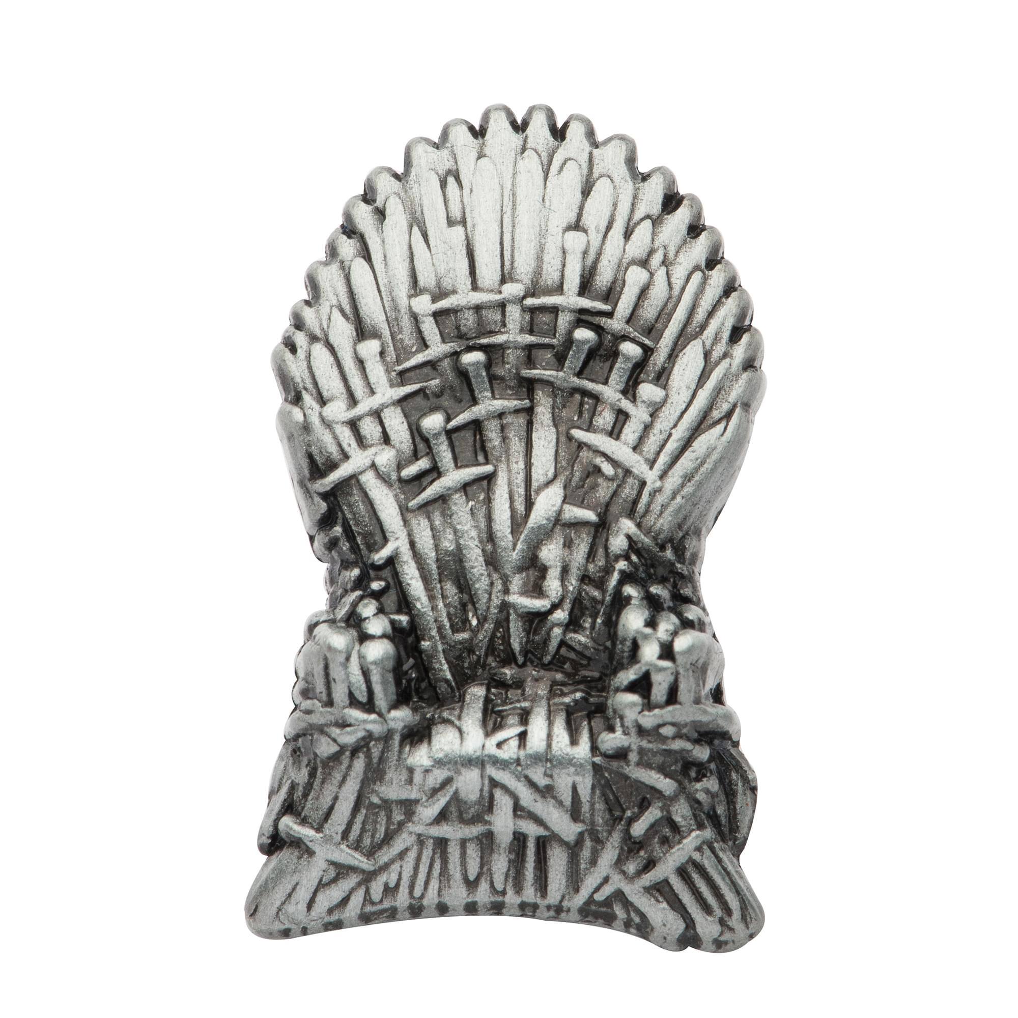 Front. Game of Thrones - Game of Thrones 3D Iron Thone Collector Pin - Silver.